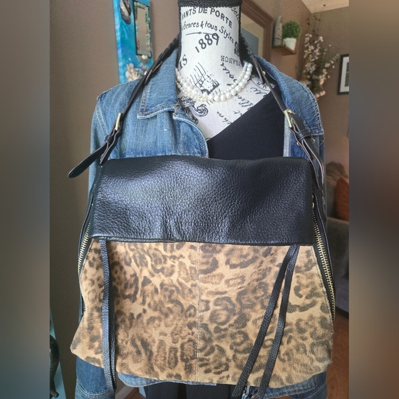 AIMEE KESTENBERG Leather leopard black purse - Picture 10 of 10